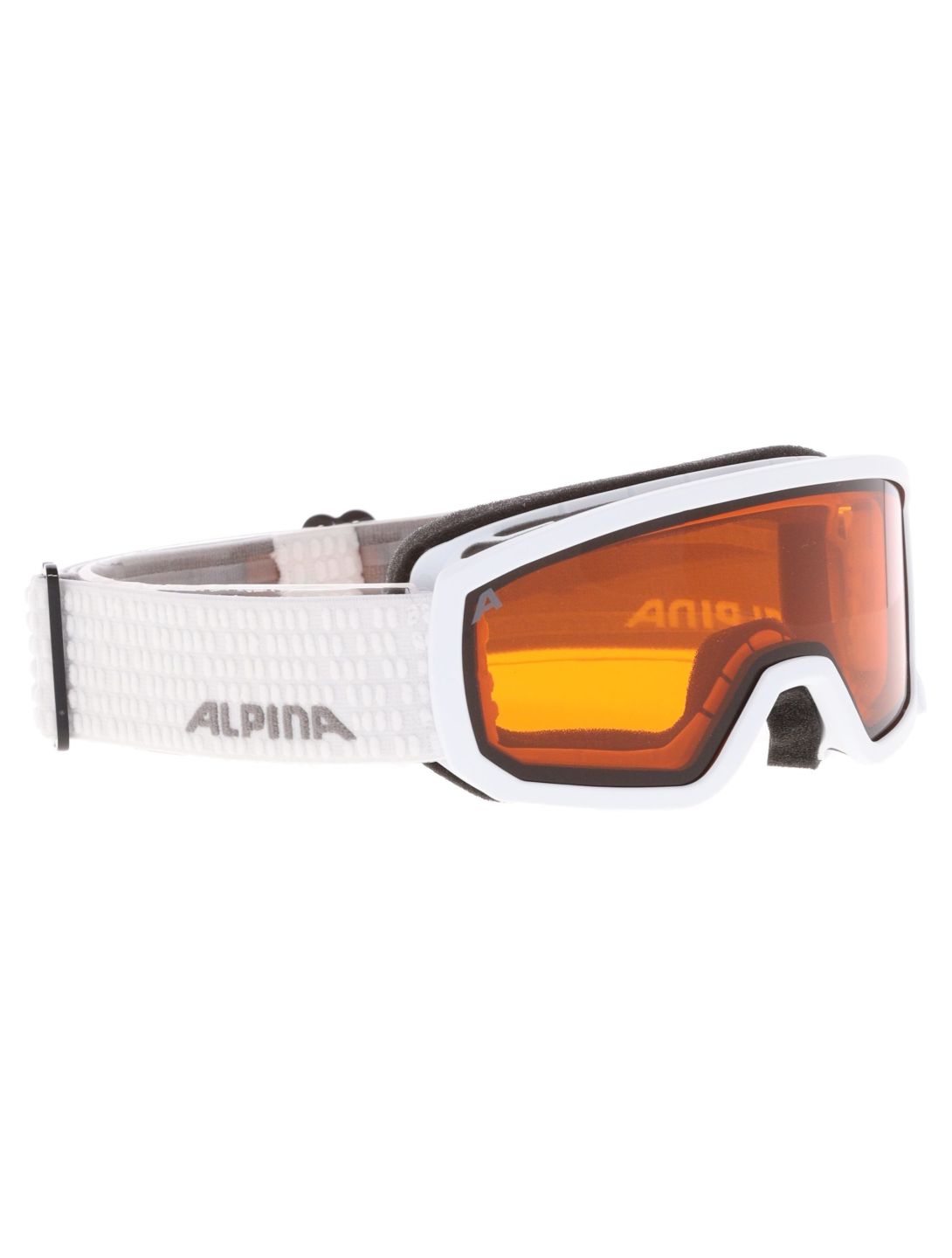 Alpina, Scarabeo Jr. Skibrille Kinder White Matt weiß 