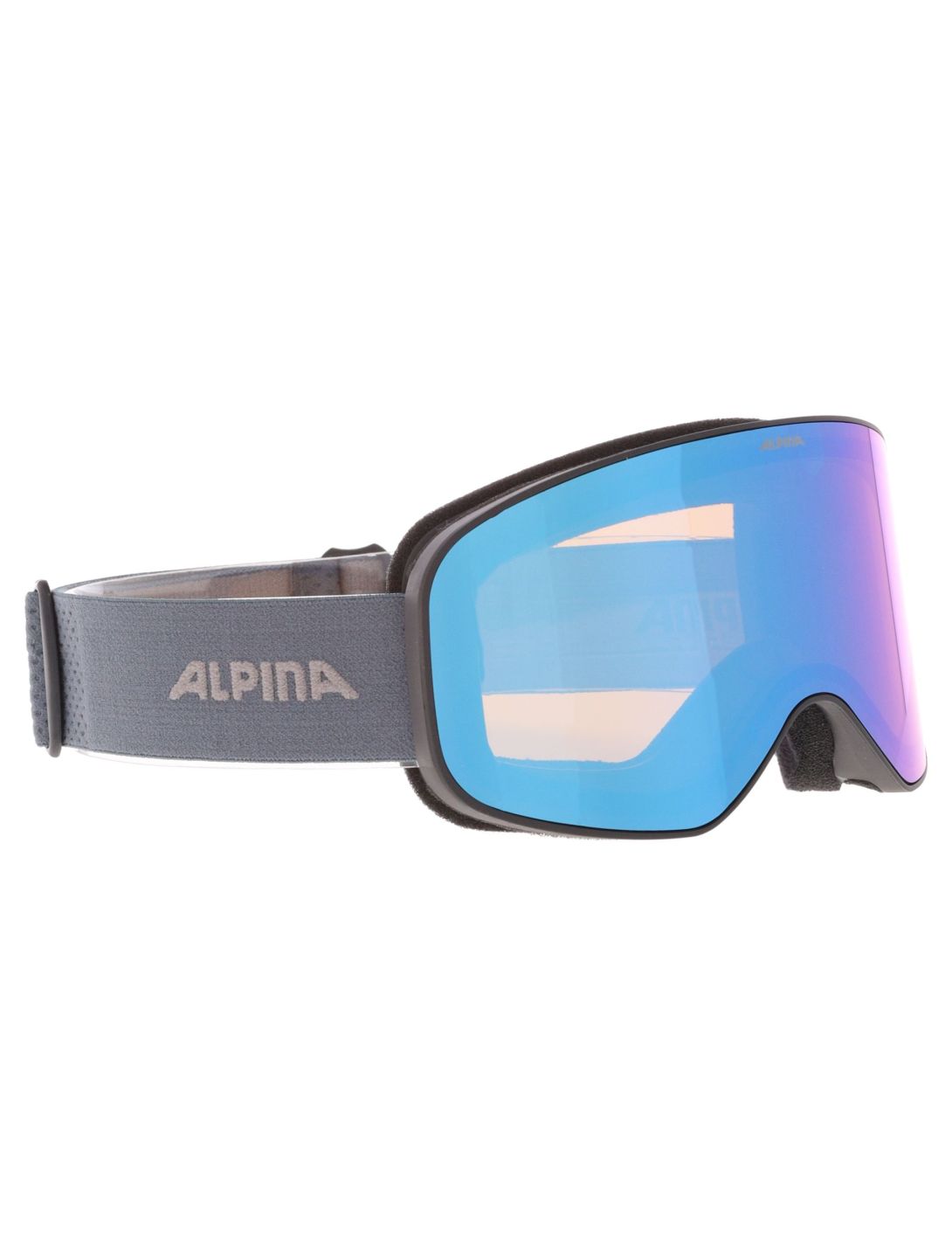 Alpina, Slope Q-Lite Skibrille Unisex Black Dirtblue Matt blau 