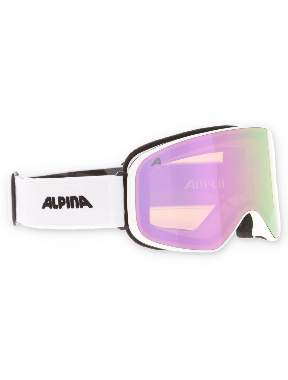 Alpina, Slope Q-Lite Skibrille Unisex White Matt weiß 