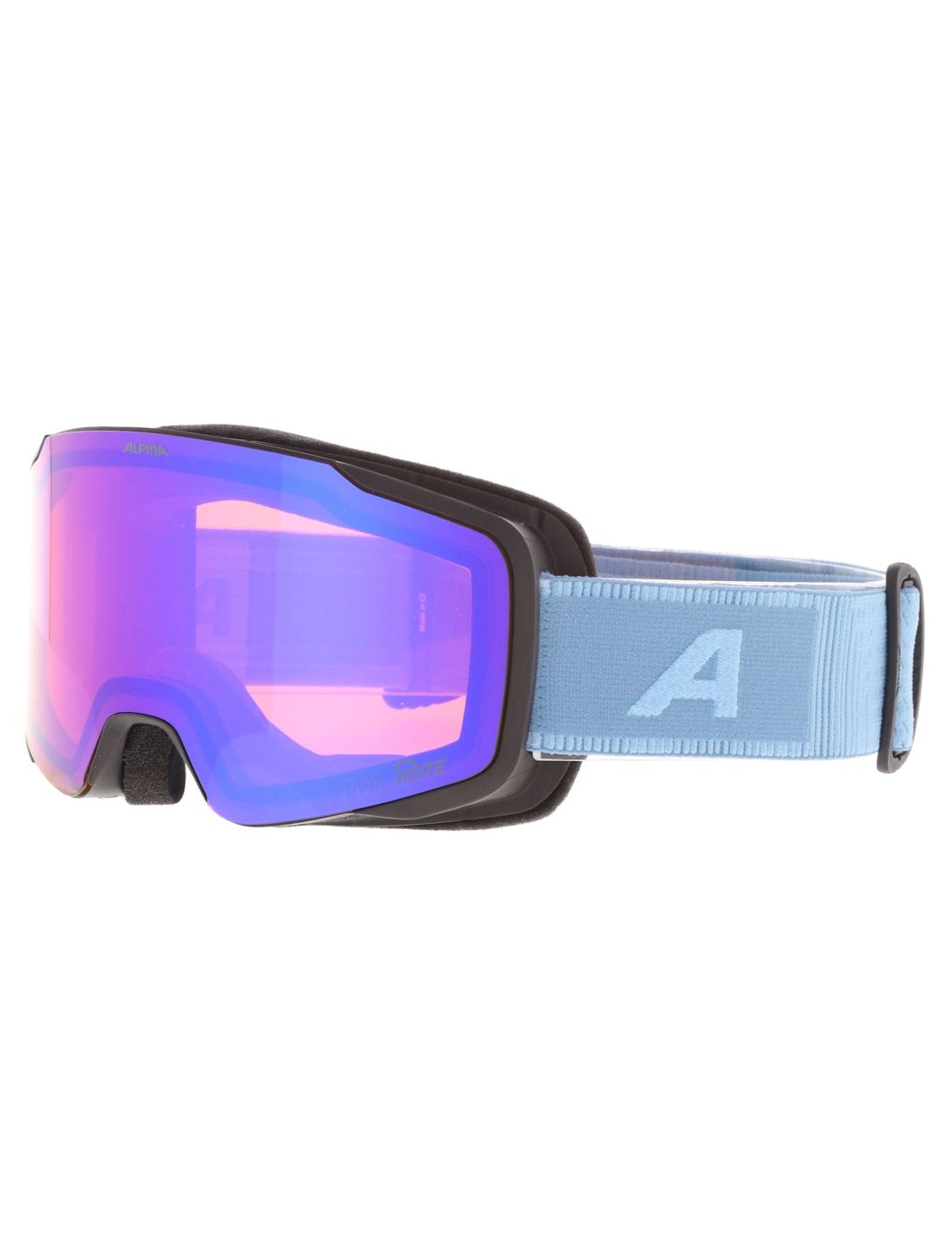 Alpina, Taos Q-Lite Skibrille Unisex Black Smoke Blue Matt blau 