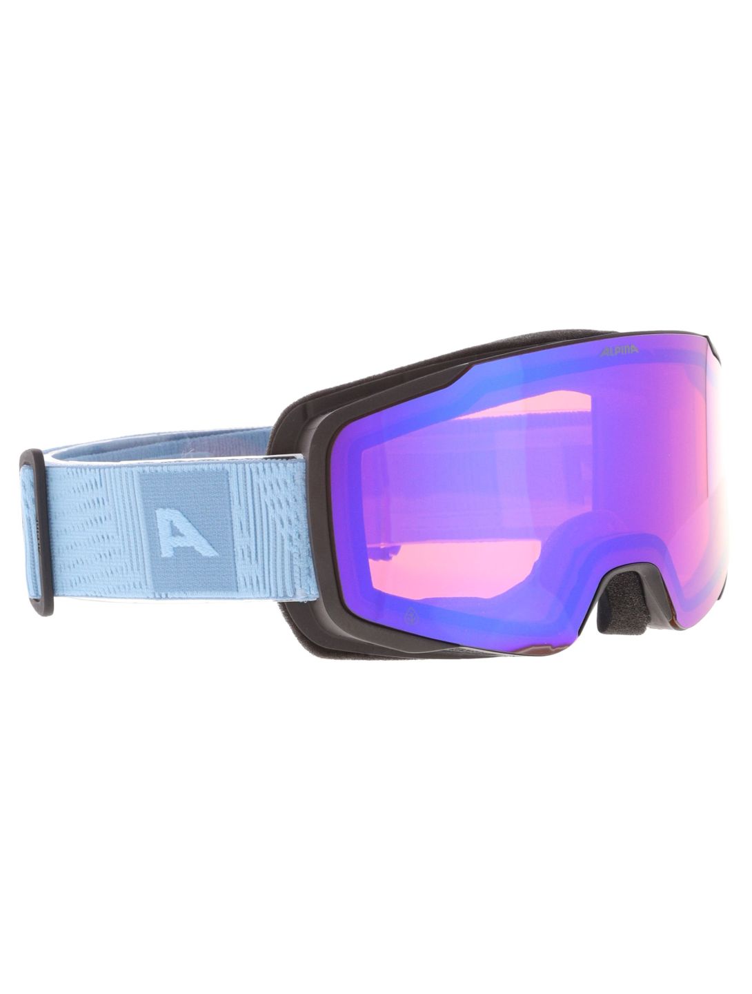 Alpina, Taos Q-Lite Skibrille Unisex Black Smoke Blue Matt blau 