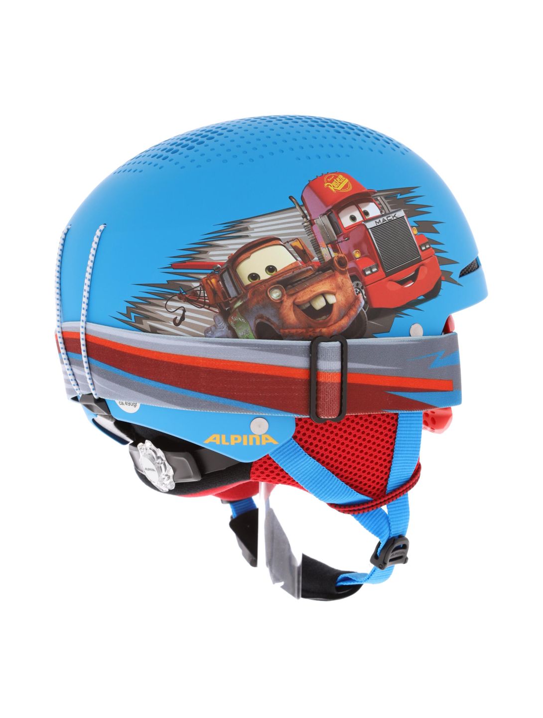 Alpina, Zupo Disney Set Skihelm Kinder Cars Matt blau 