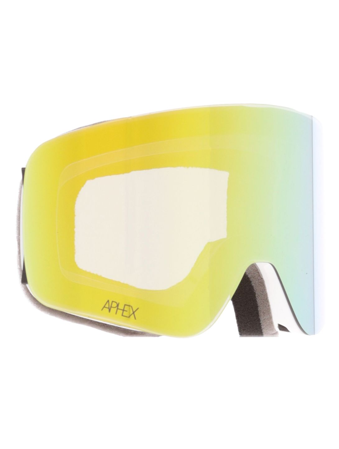 Aphex, Oxia Skibrille extra Linse Unisex Matt White - Revo Gold Lens Goud, weiß 