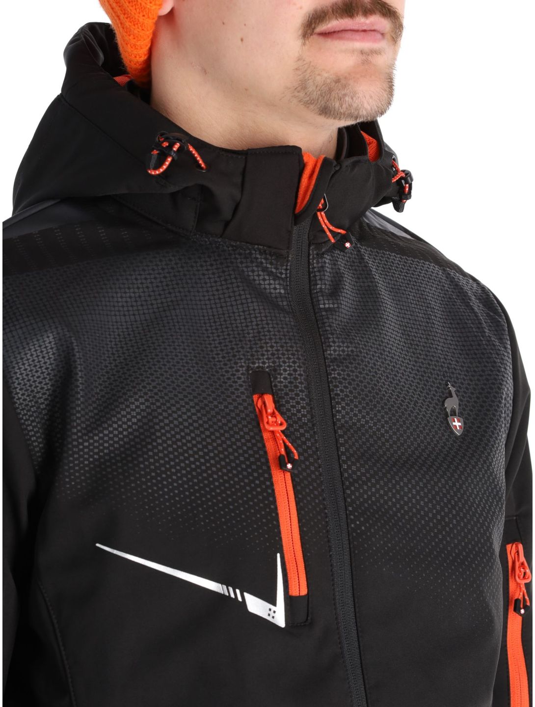 Aulp, Nevim Softshell Skijacke Herren Black schwarz 