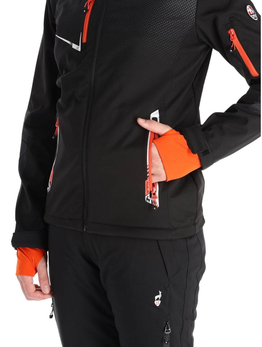 Aulp, Nevim Softshell Skijacke Herren Black schwarz 