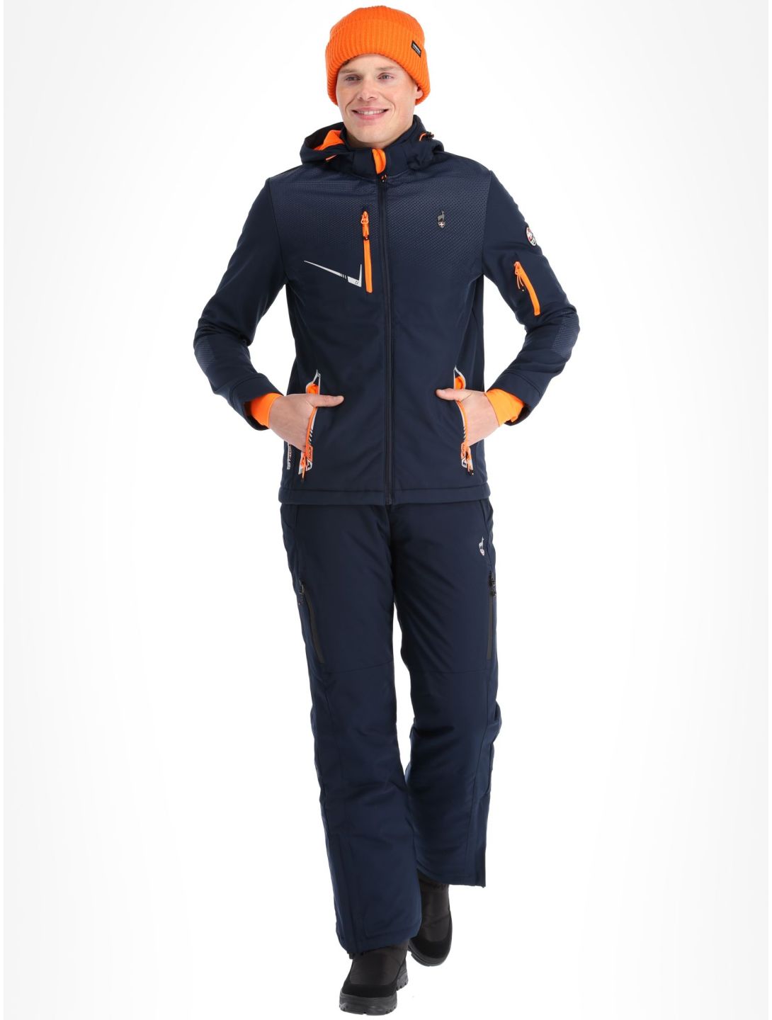 Aulp, Nevim Softshell Skijacke Herren Navy blau 