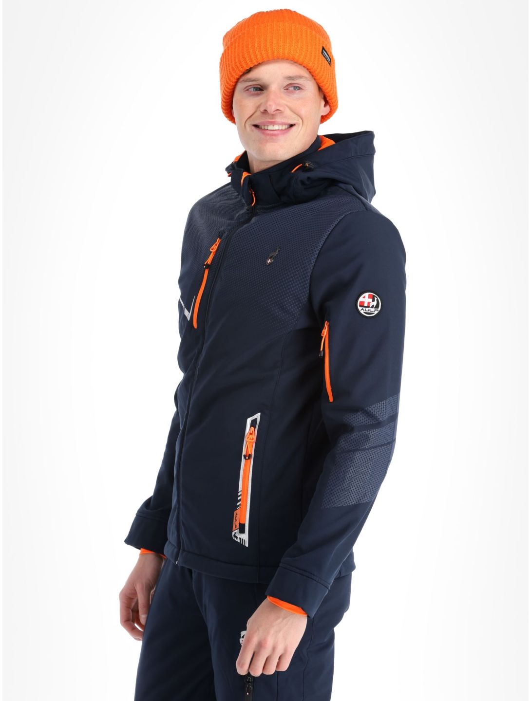 Aulp, Nevim Softshell Skijacke Herren Navy blau 