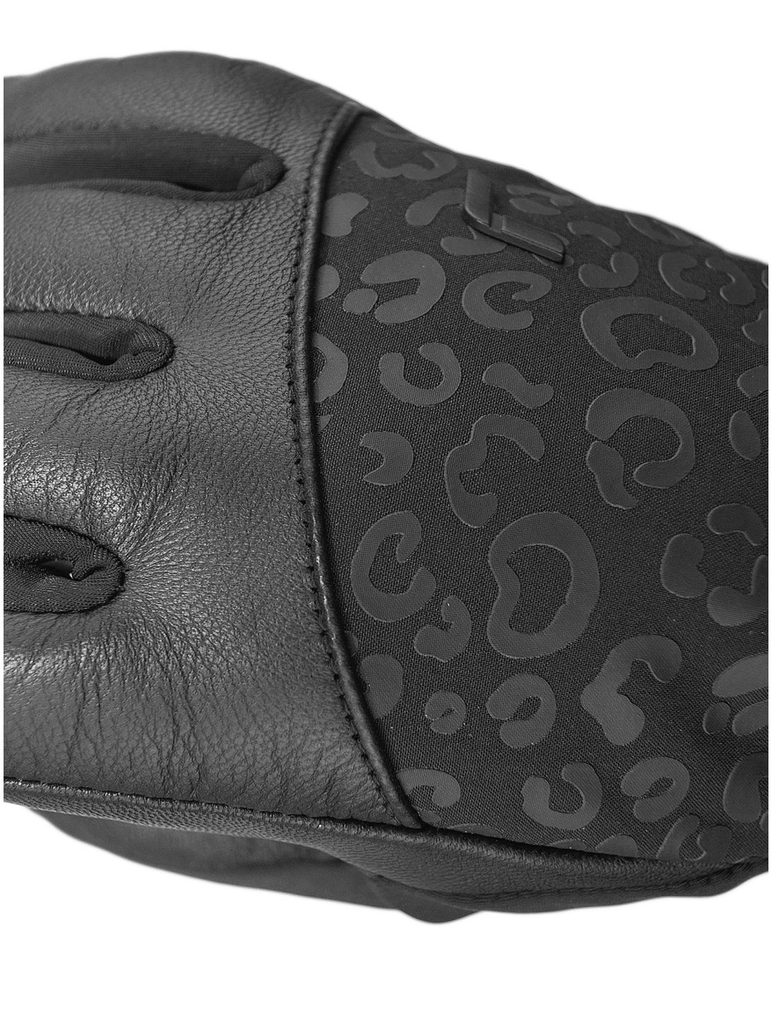 Reusch, Beatrix R-TEX® XT Skihandschuhe Damen Black / Black Leopard schwarz 