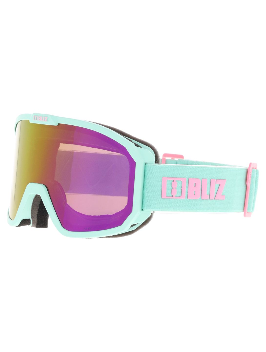 Bliz, Rave Skibrille Unisex Matte Mint - Brown w Pink Multi grün 