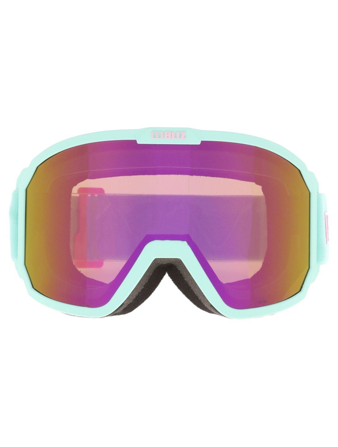 Bliz, Rave Skibrille Unisex Matte Mint - Brown w Pink Multi grün 