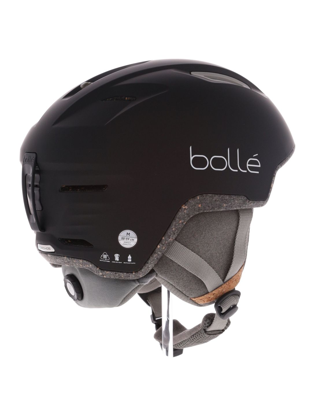 Bollé, Eco Atmos Skihelm Unisex Black Matte schwarz 