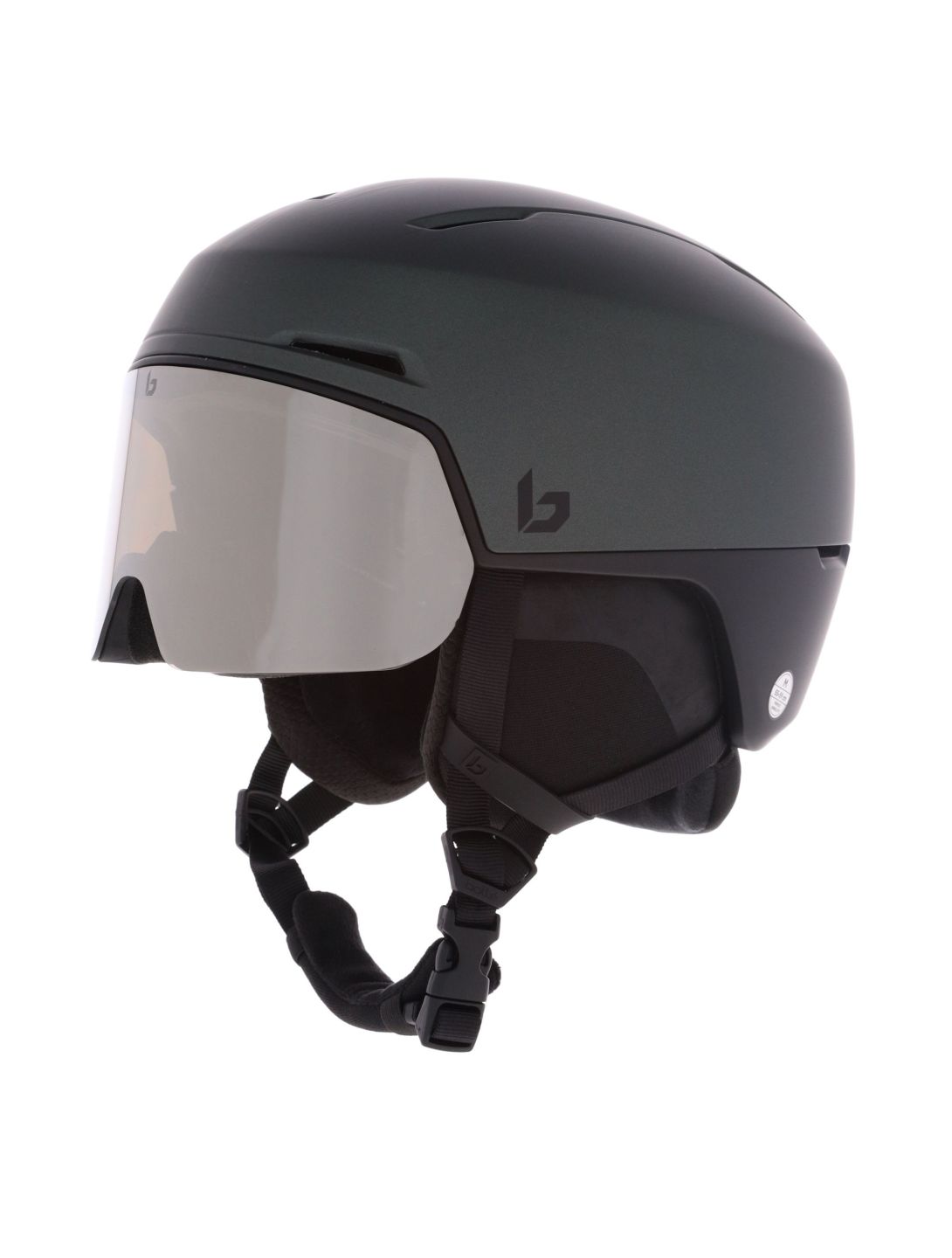 Bollé, X-Fusion Pure Skihelm mit Visier Unisex Forest Black Matte - Photochromic schwarz 