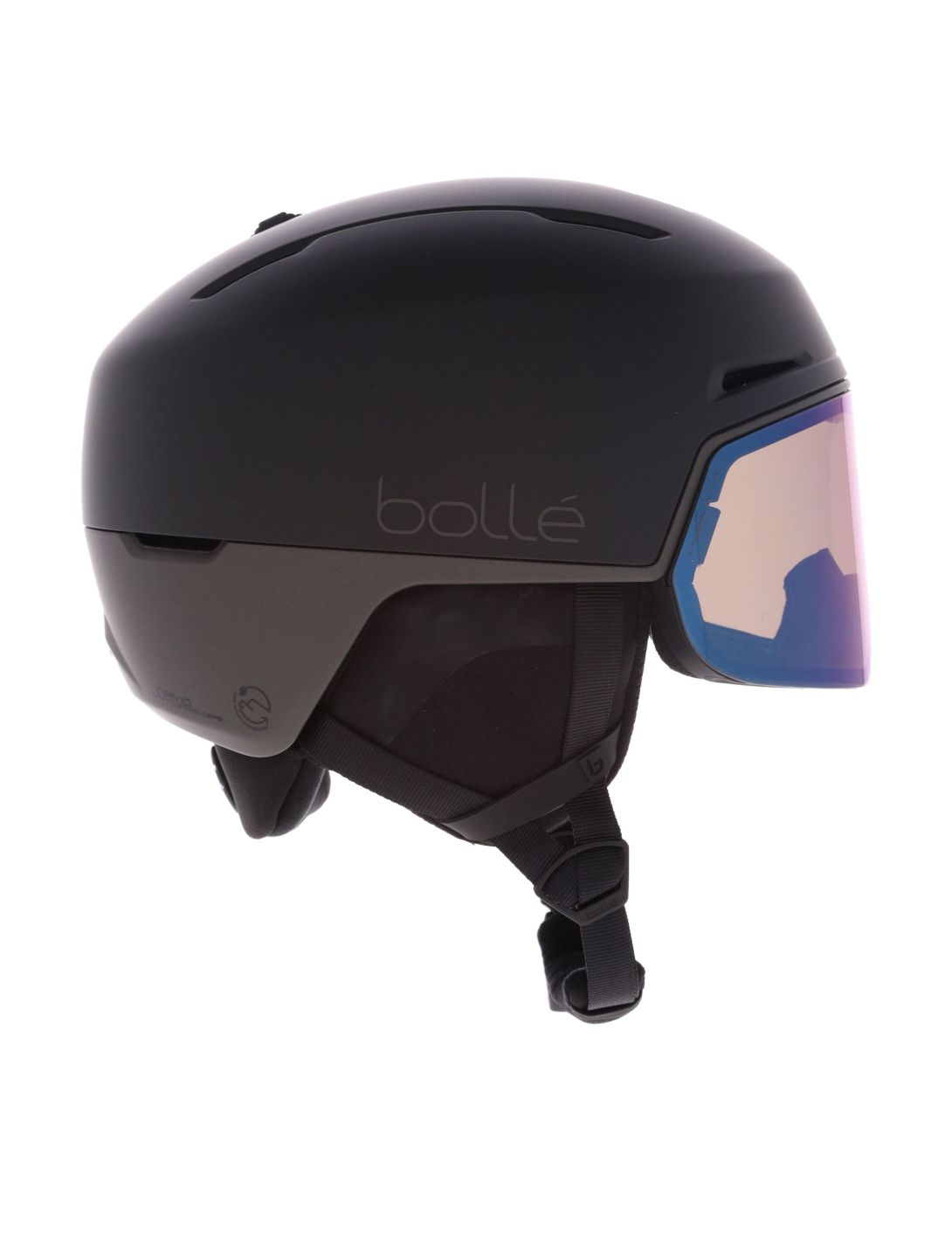 Bollé, X-Fusion Pure Skihelm mit Visier Unisex Mineral Black Matte - Photochromic schwarz 