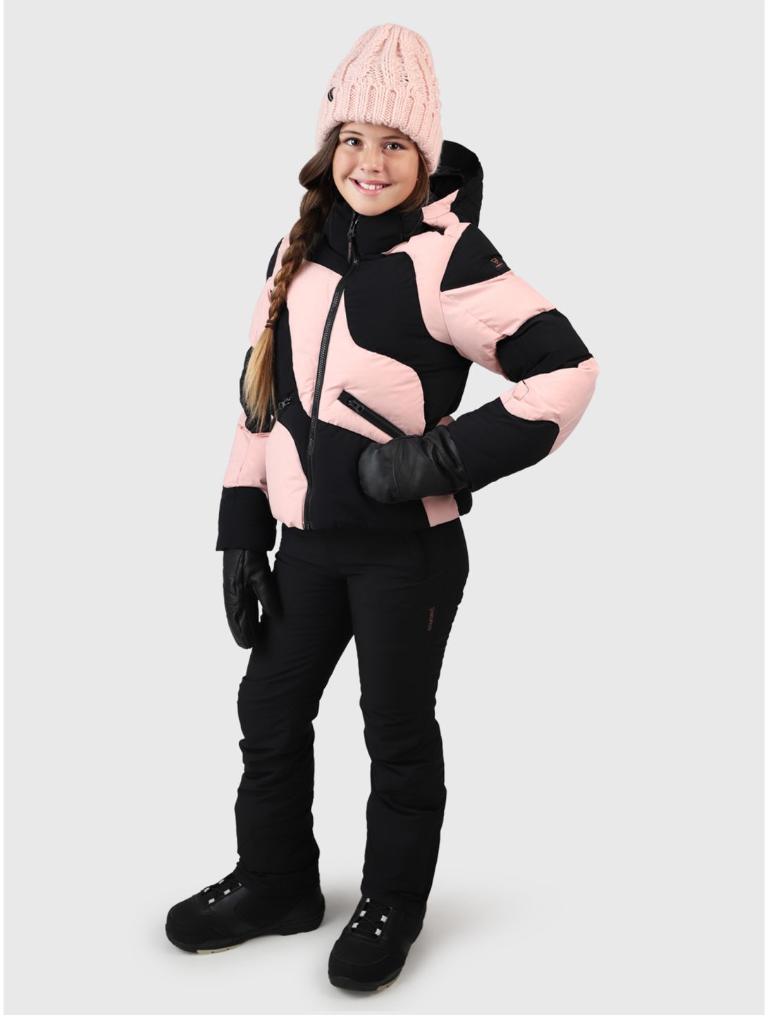 Brunotti, Marbley Skijacke Kinder Black schwarz 