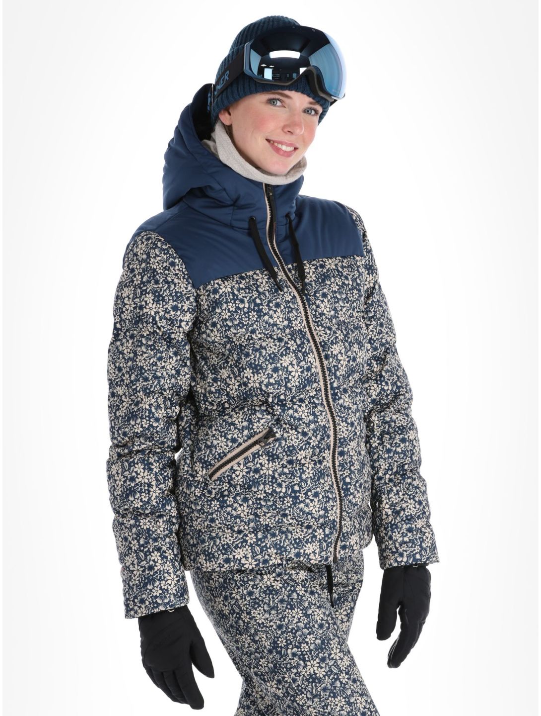 Brunotti, Minowa Skijacke Damen Night Blue blau, grau 