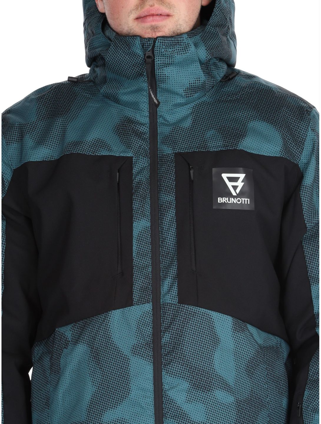 Brunotti, Reborn Skijacke Herren Gradient Grid Fuel Green grün 