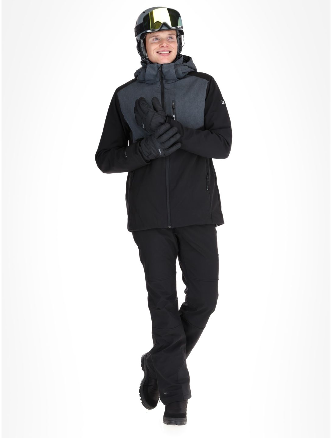 Brunotti, Twinstroke Softshell Skijacke Herren Black schwarz 