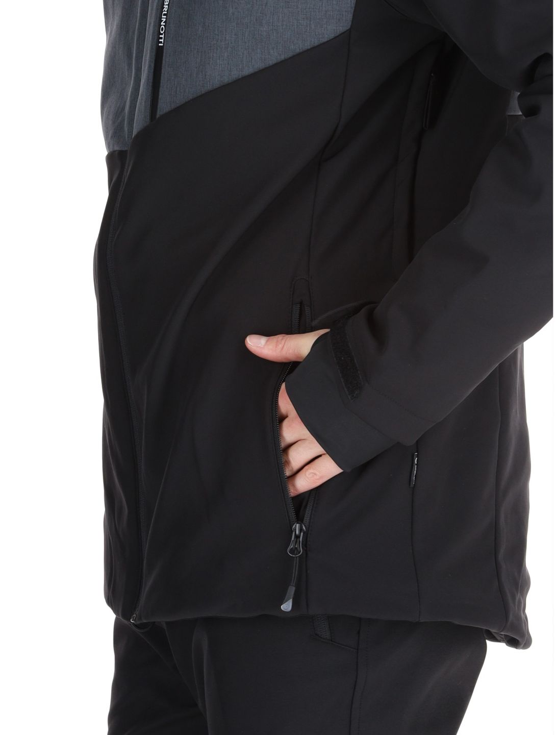 Brunotti, Twinstroke Softshell Skijacke Herren Black schwarz 