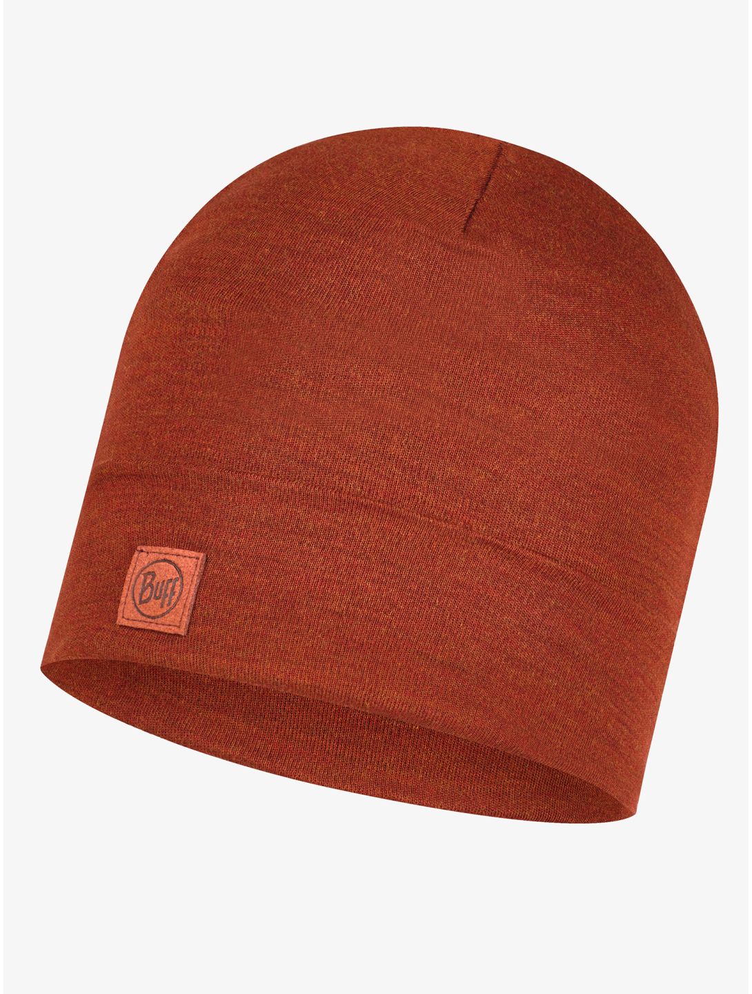 Buff, Merino Heavyweight Beanie Mütze Unisex Solid Sienna braun 