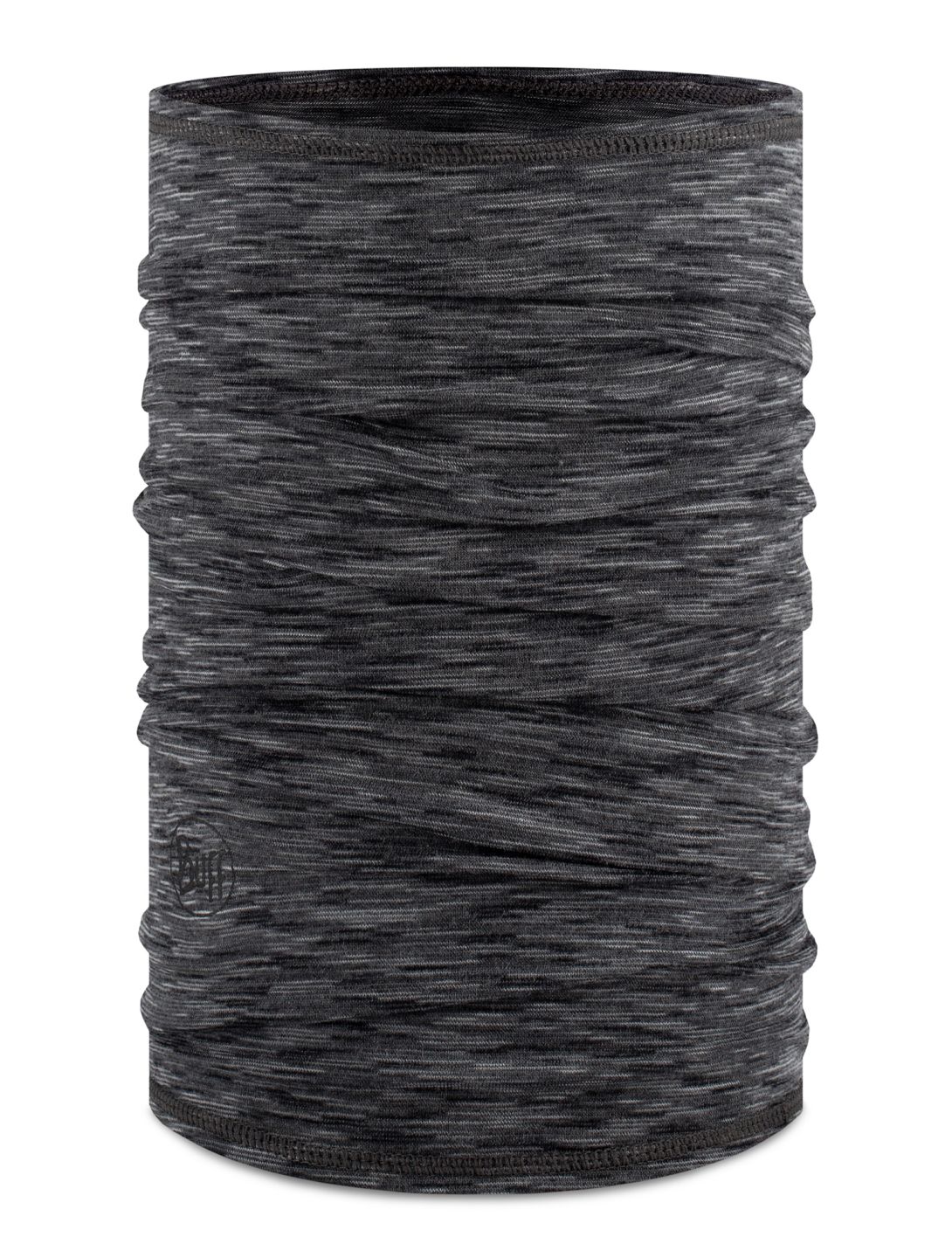 Buff, Merino Lightweight Schal Kinder Graphite Multistripes grau 