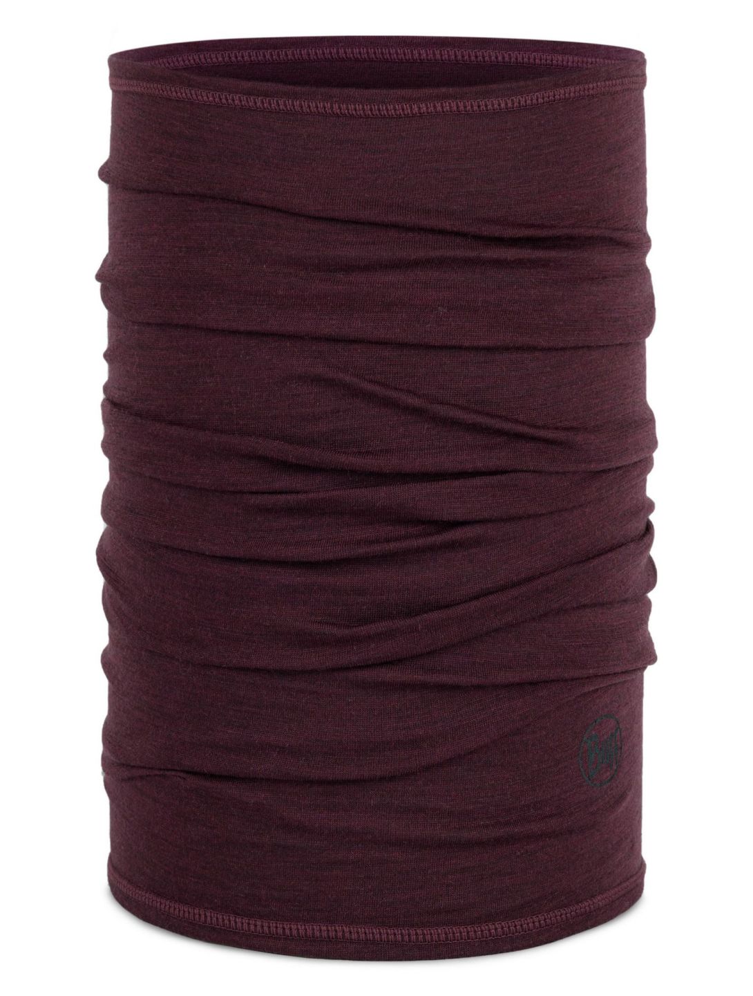 Buff, Merino Lightweight Schal Unisex Solid Garnet rot 