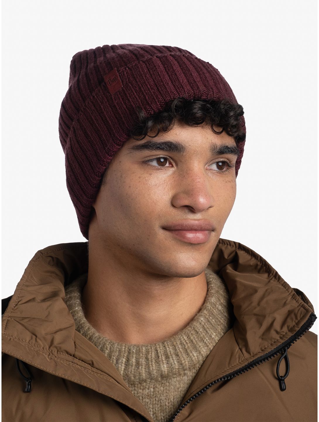 Buff, Norval Mütze Unisex Maroon burgund 