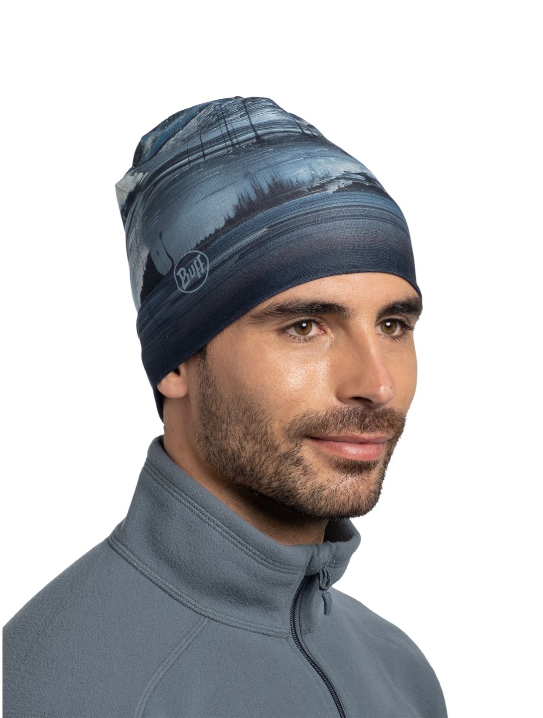 Buff, Polar Reversible Mütze Unisex Oser Blue blau 