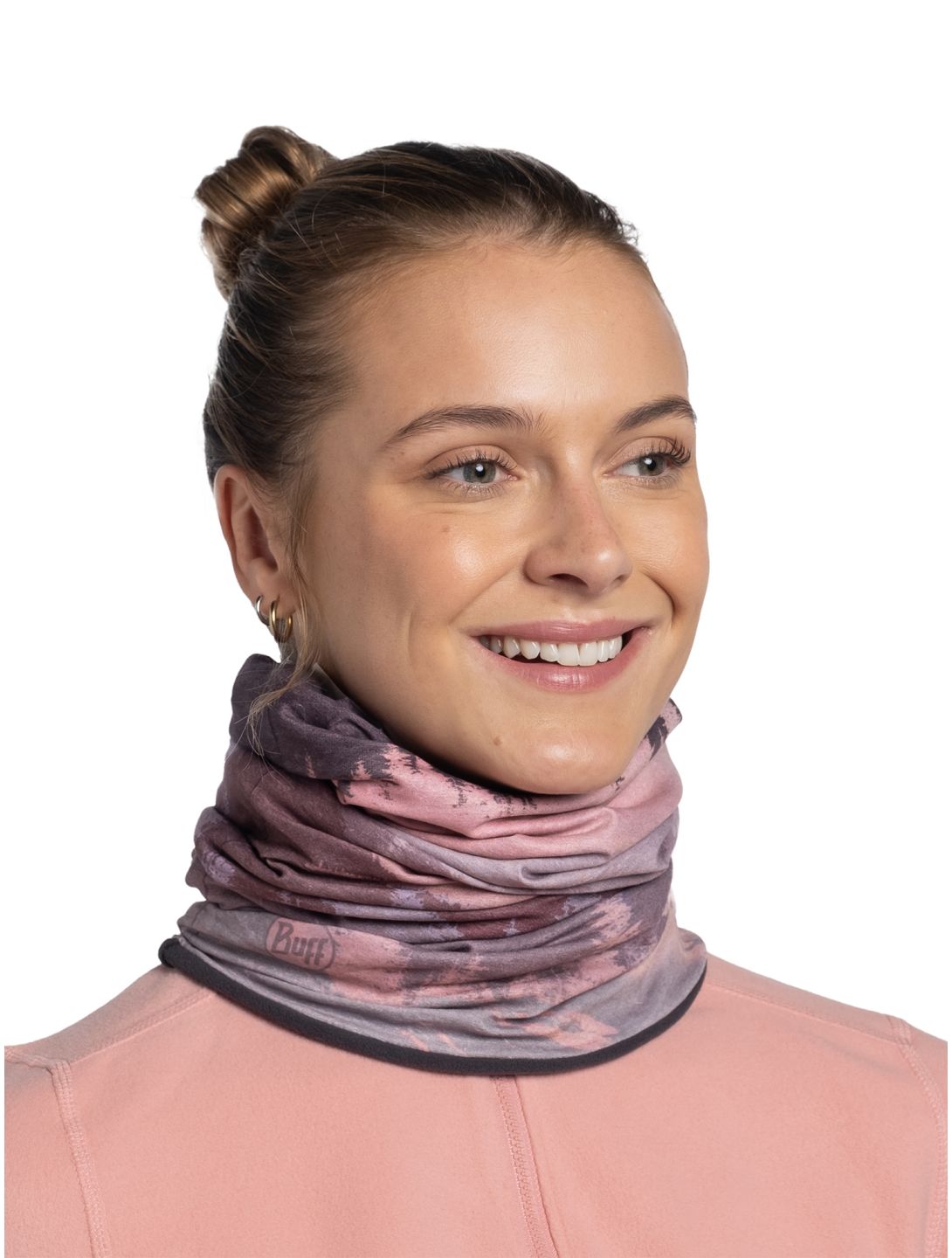 Buff, Polar Reversible Schal Unisex Metly Rosewood mehrfarbig, rosa 