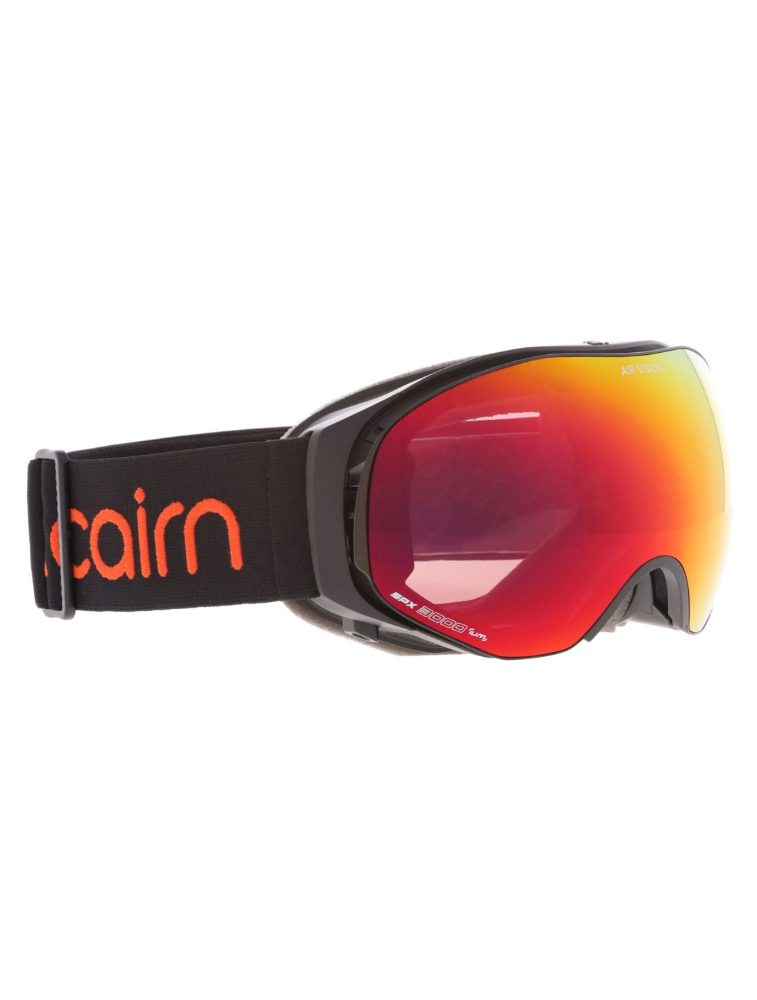 Cairn, Air Vision OTG Skibrille Unisex Mat Black Orange orange, schwarz 