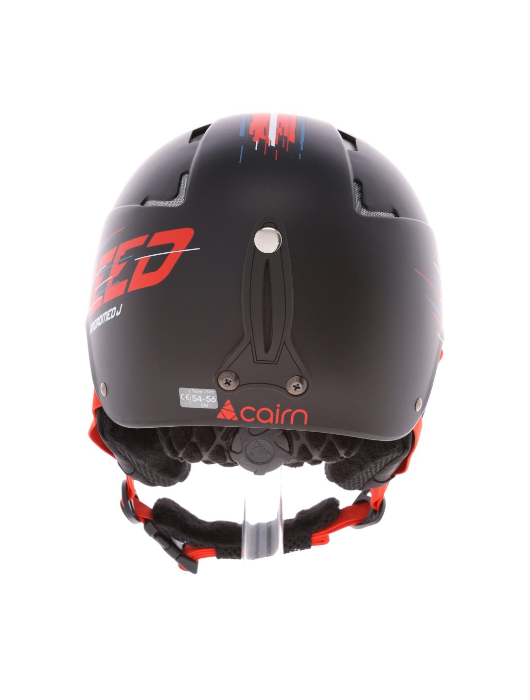 Cairn, Andromed J Skihelm Kinder red speed schwarz 