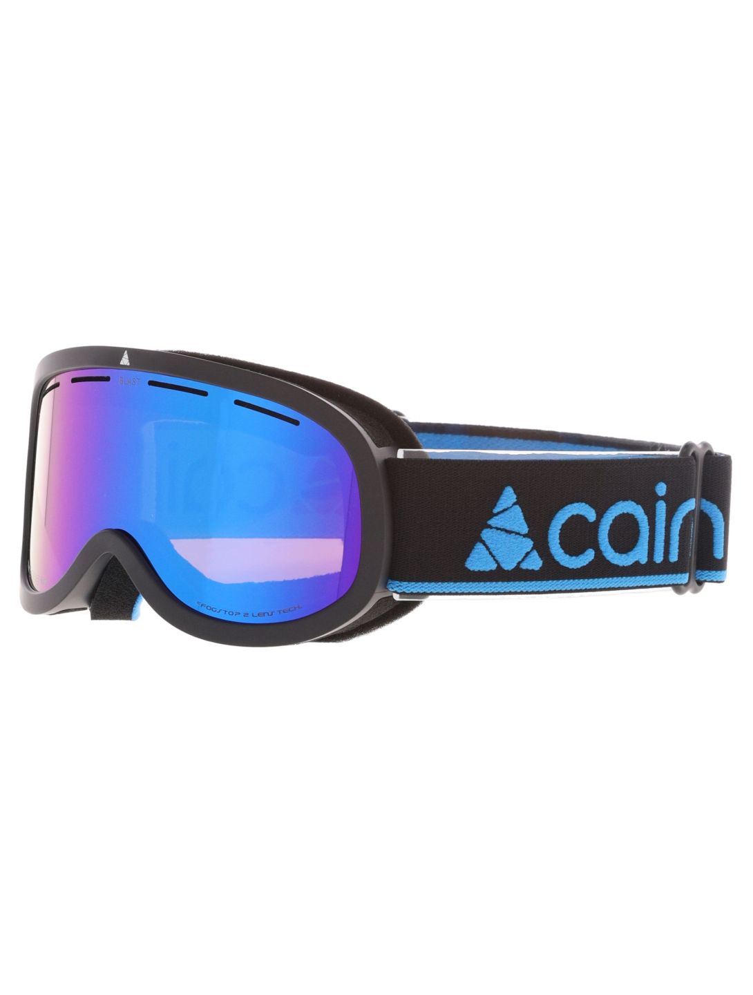 Cairn, Blast Skibrille Kinder Mat Black blau, schwarz 