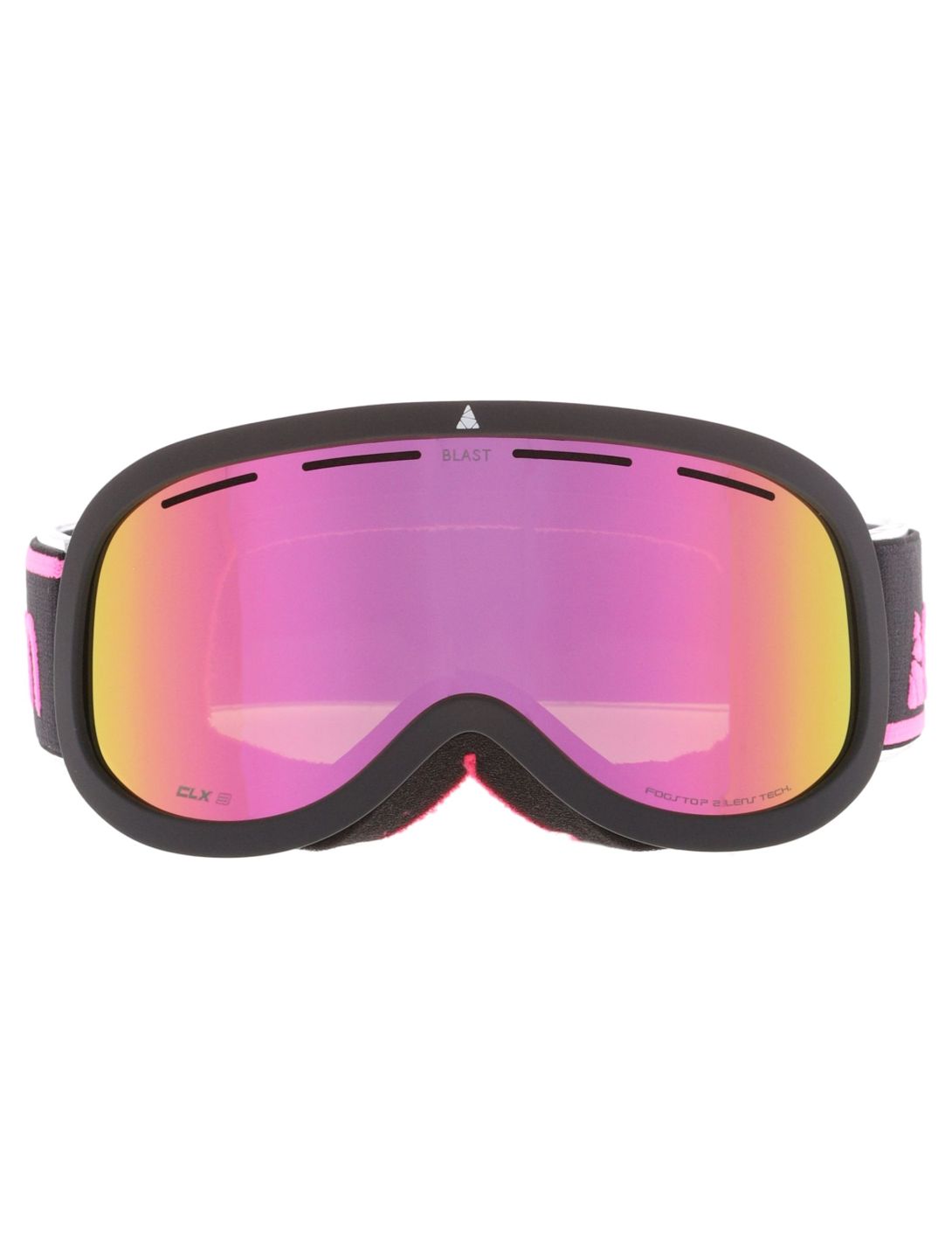 Cairn, Blast Skibrille Kinder Mat Black Neon Pink rosa, schwarz 