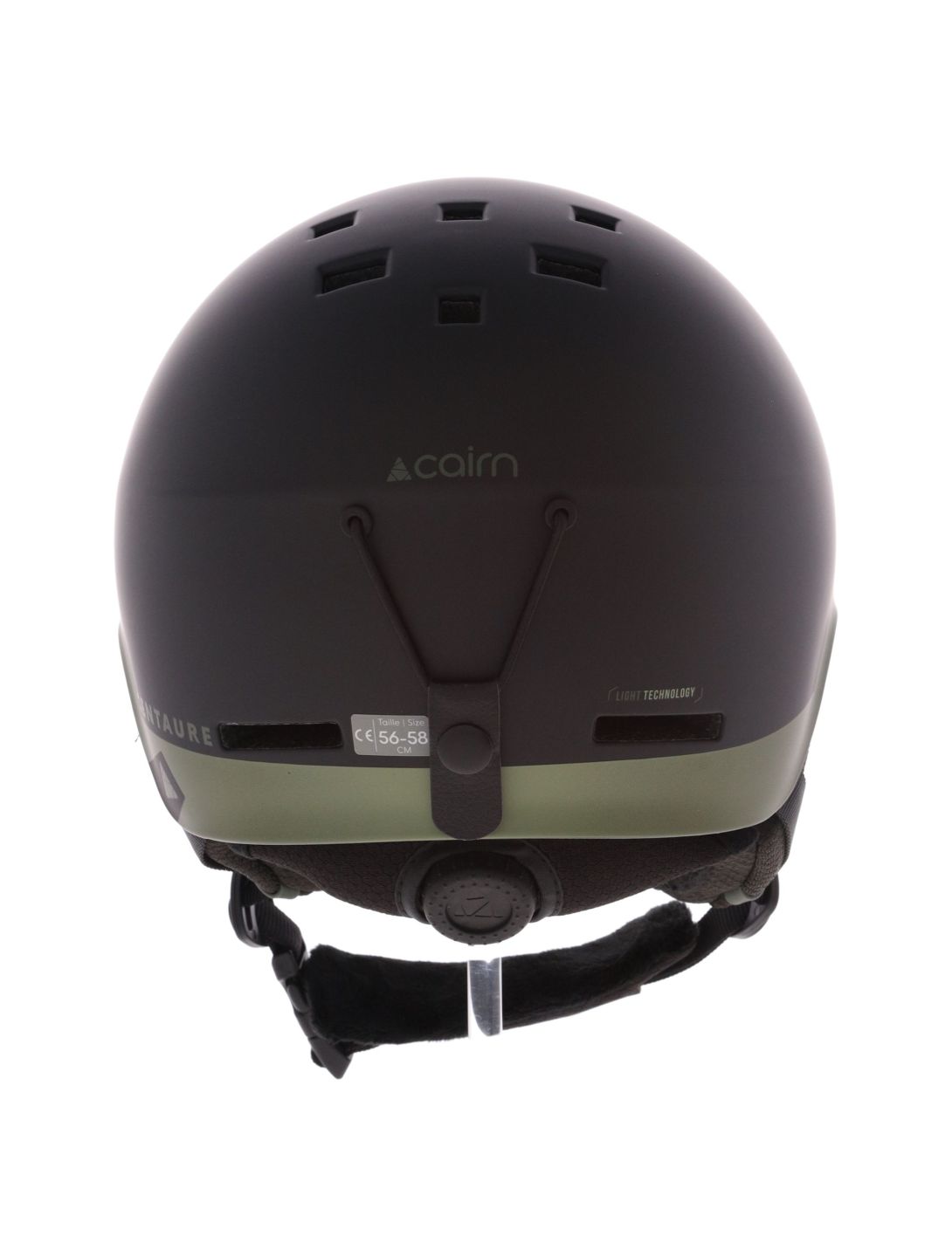 Cairn, Centaure Rescue Skihelm Unisex Mat Black Khaki grün, schwarz 