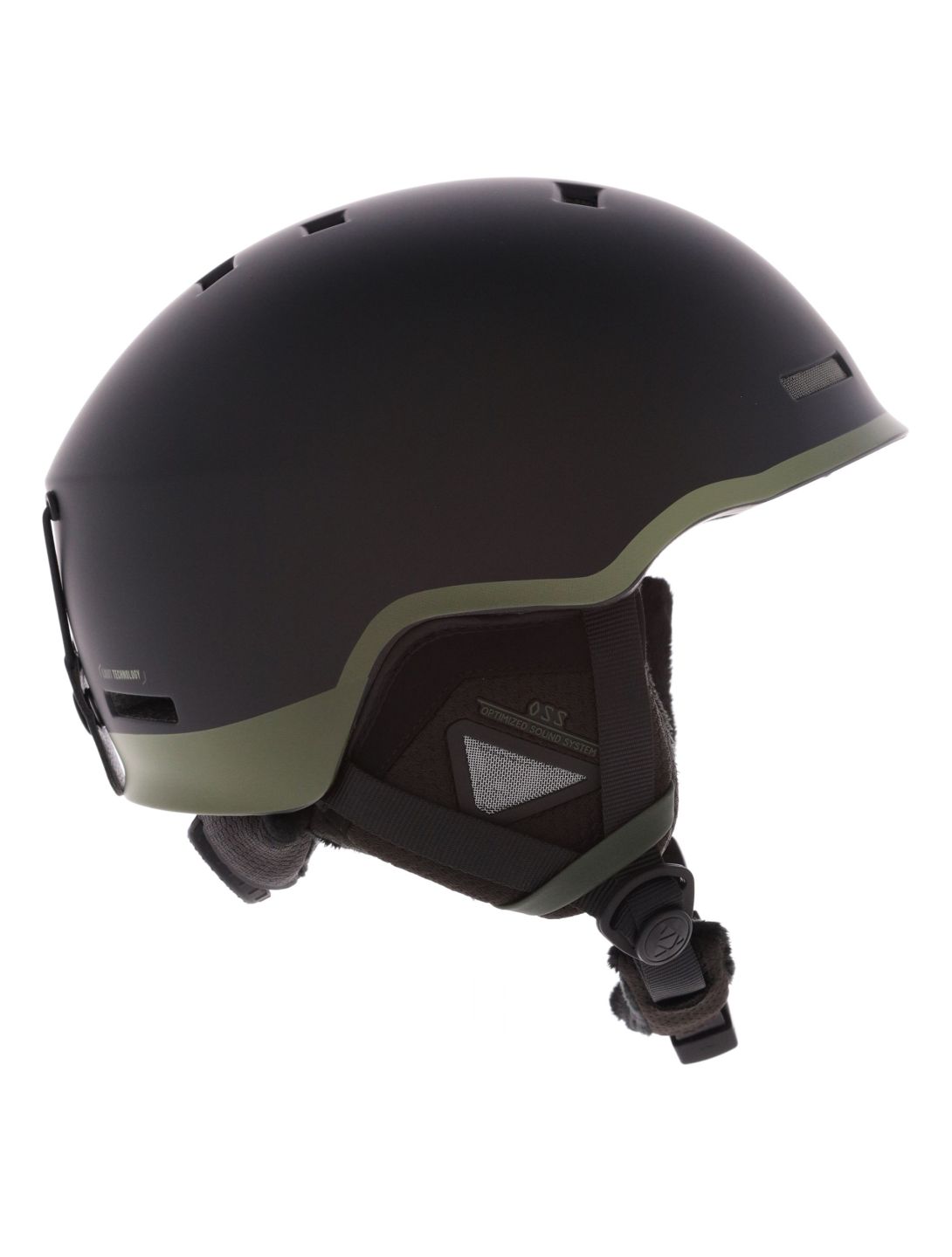 Cairn, Centaure Rescue Skihelm Unisex Mat Black Khaki grün, schwarz 