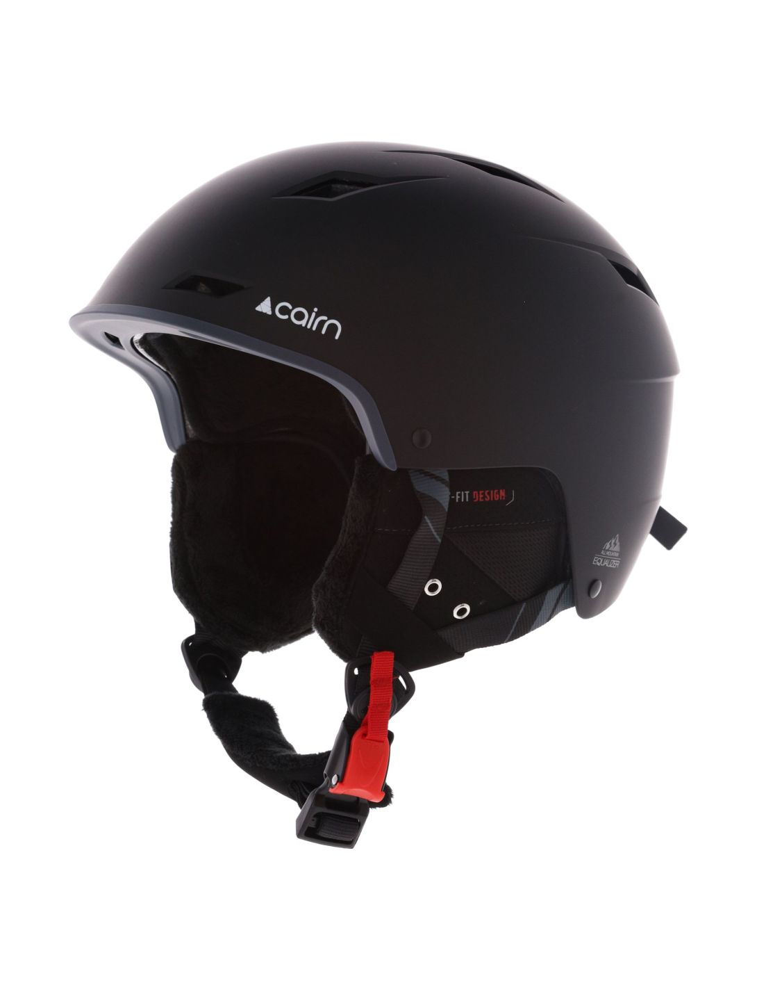 Cairn, Equalizer Skihelm Unisex Mat Black schwarz 