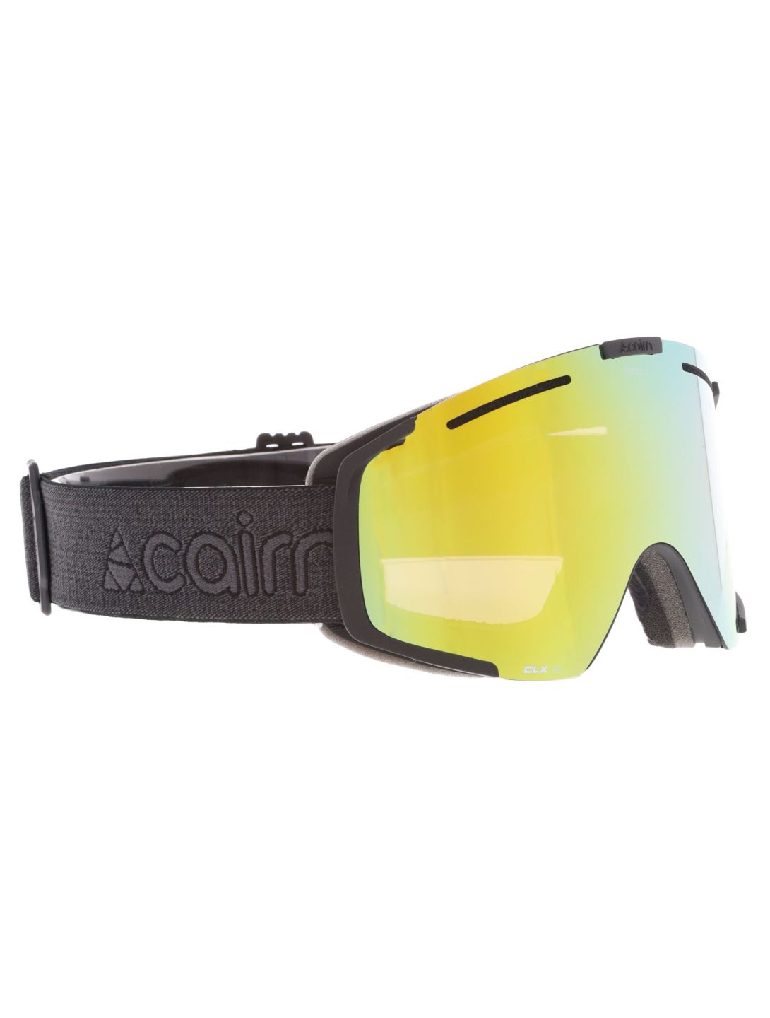 Cairn, Genesis Skibrille Unisex Mat Black Gold Goud, schwarz 