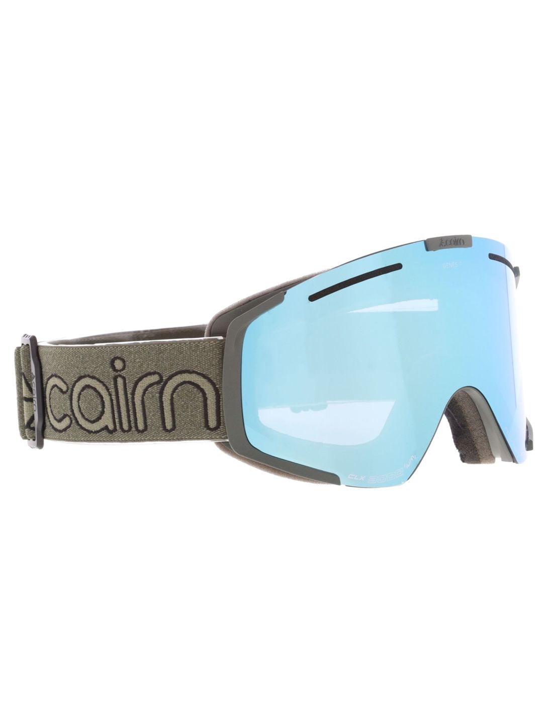 Cairn, Genesis Skibrille Unisex Mat Forest Night Khaki grün 