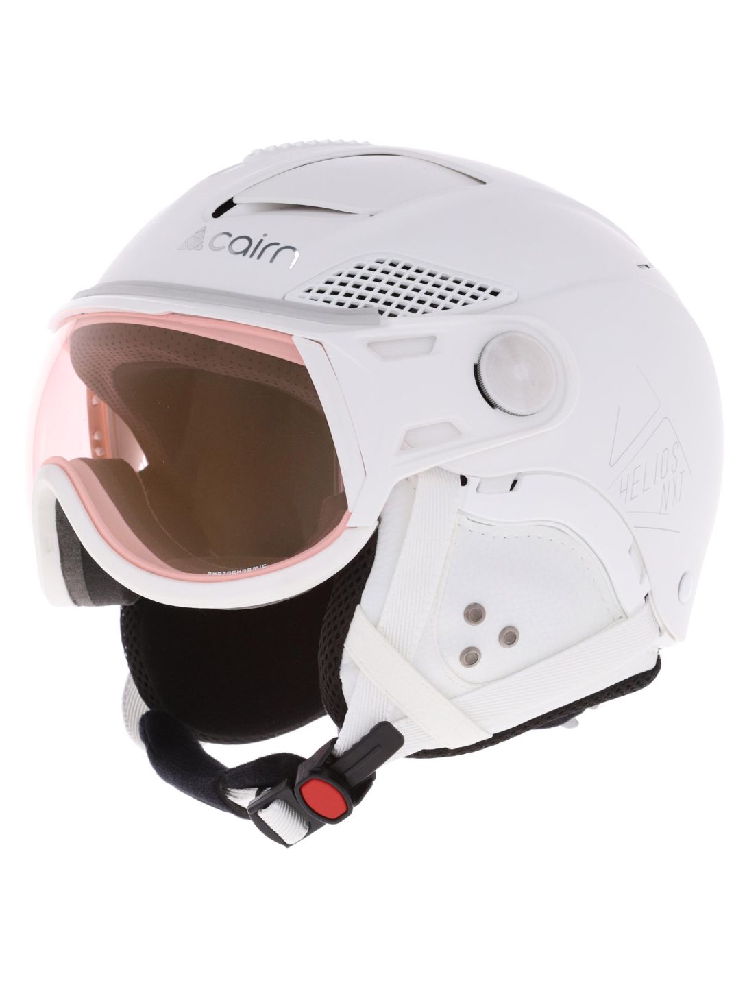 Cairn, Helios Evolight NXT Skihelm mit Visier Unisex Mat White weiß 