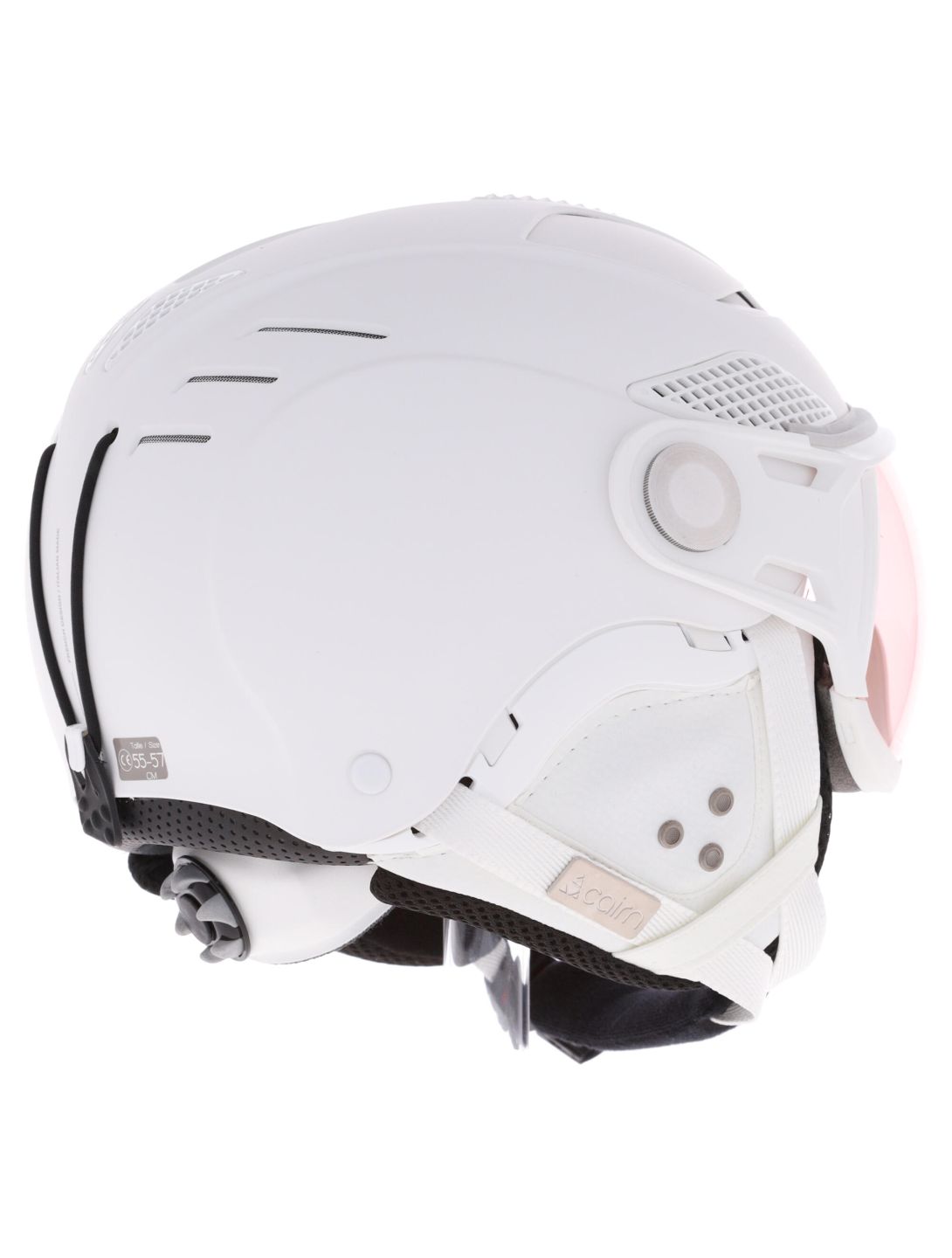 Cairn, Helios Evolight NXT Skihelm mit Visier Unisex Mat White weiß 