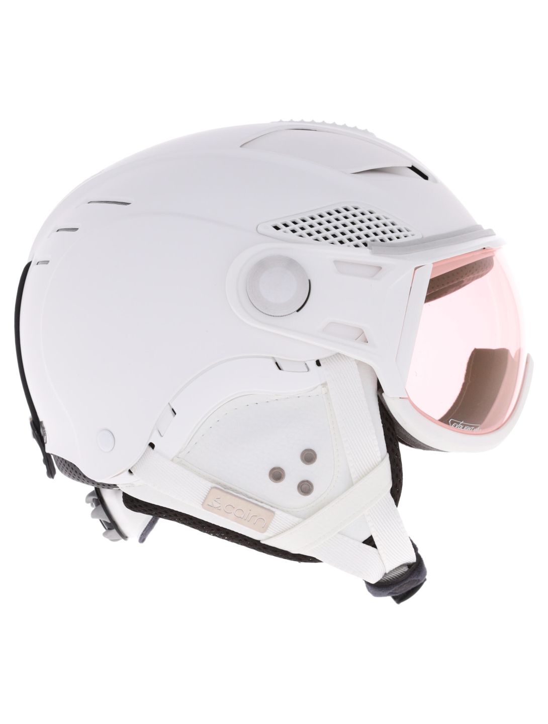 Cairn, Helios Evolight NXT Skihelm mit Visier Unisex Mat White weiß 