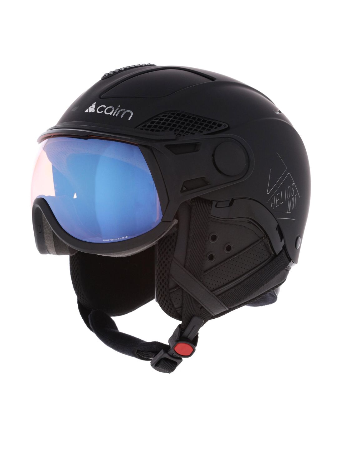 Cairn, Helios Evolight NXT Skihelm mit Visier Unisex Mat Black schwarz 