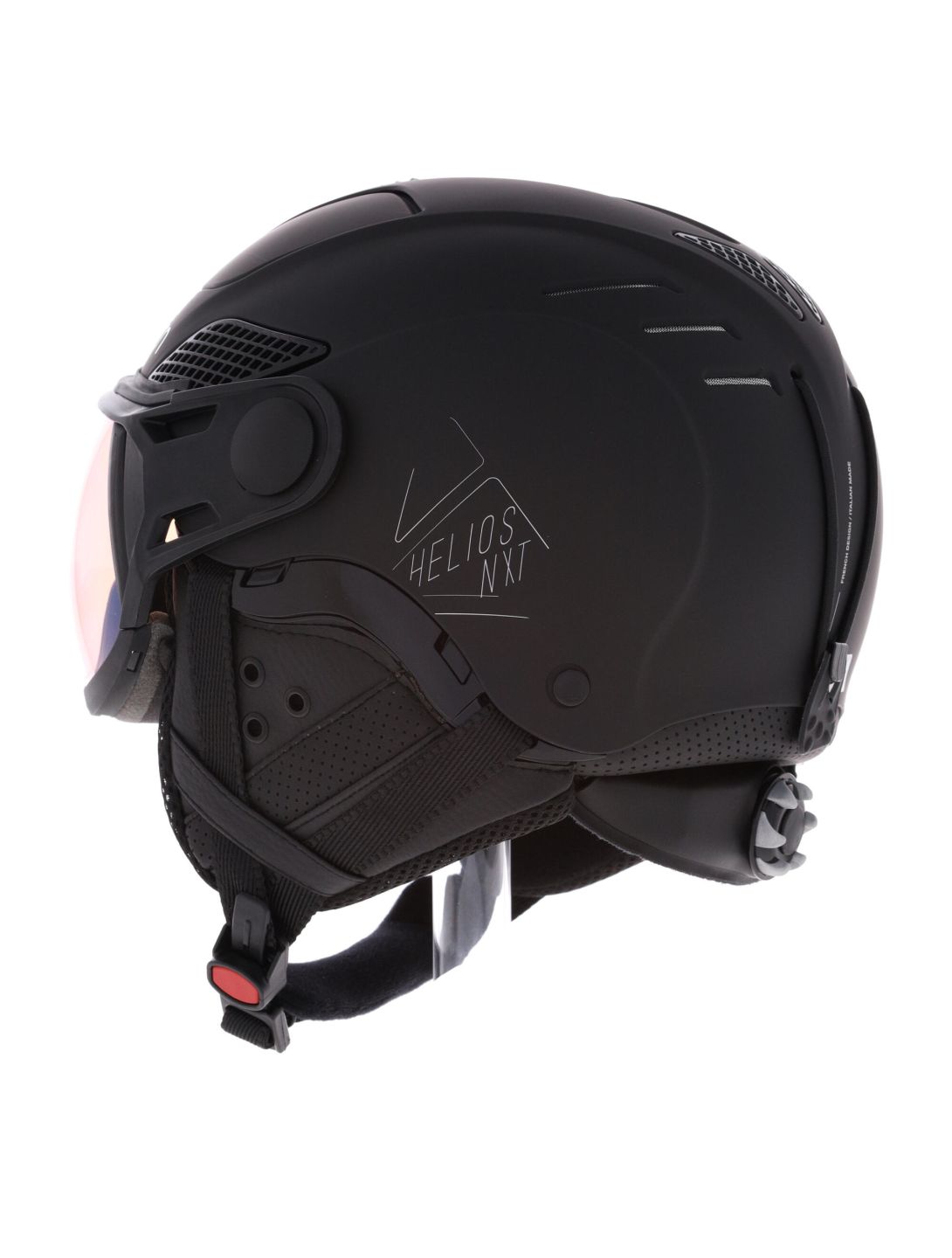 Cairn, Helios Evolight NXT Skihelm mit Visier Unisex Mat Black schwarz 