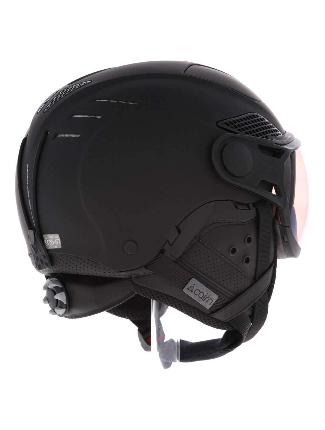 Cairn, Helios Evolight NXT Skihelm mit Visier Unisex Mat Black schwarz 