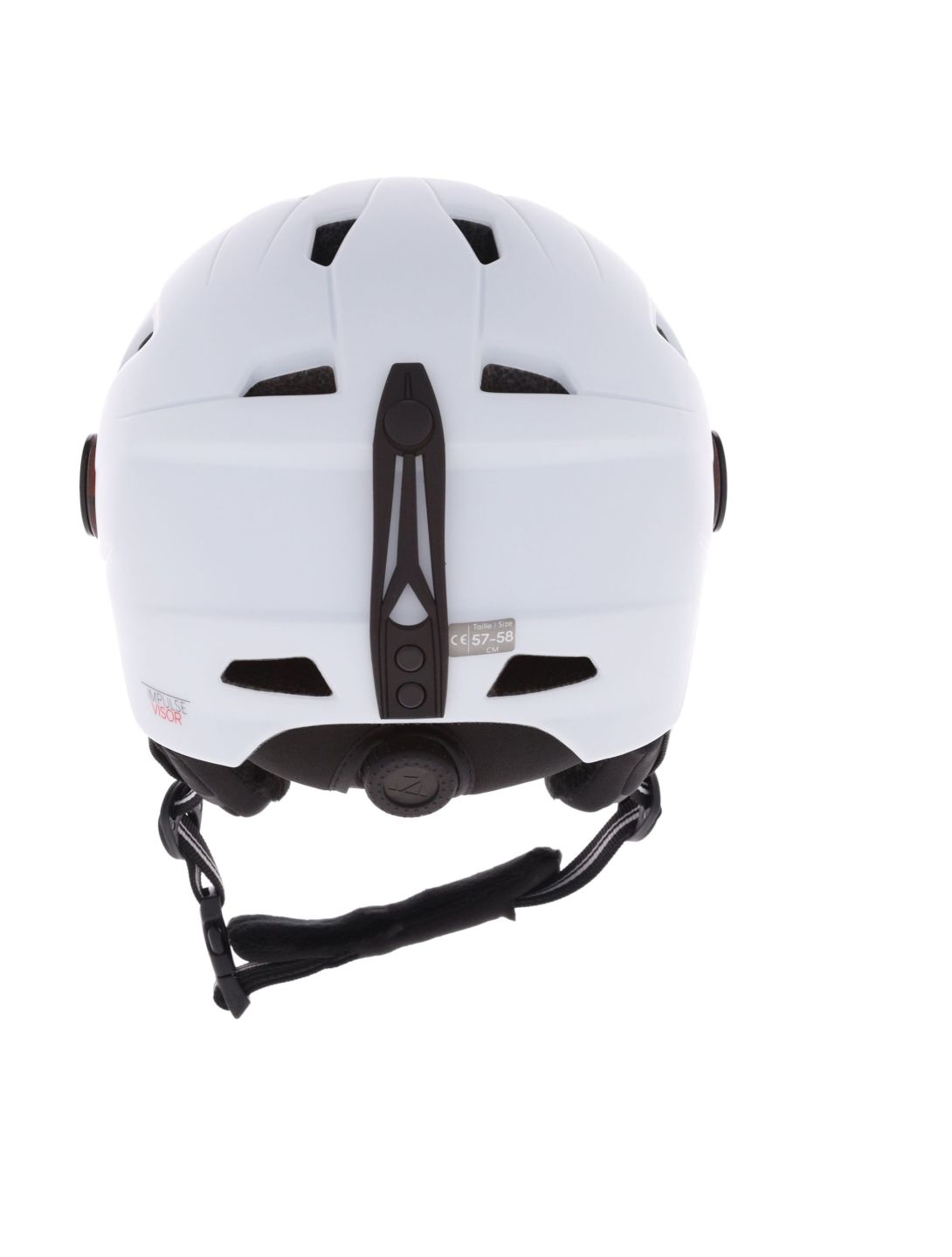 Cairn, Impulse Visor Skihelm mit Visier Unisex Mat White weiß 