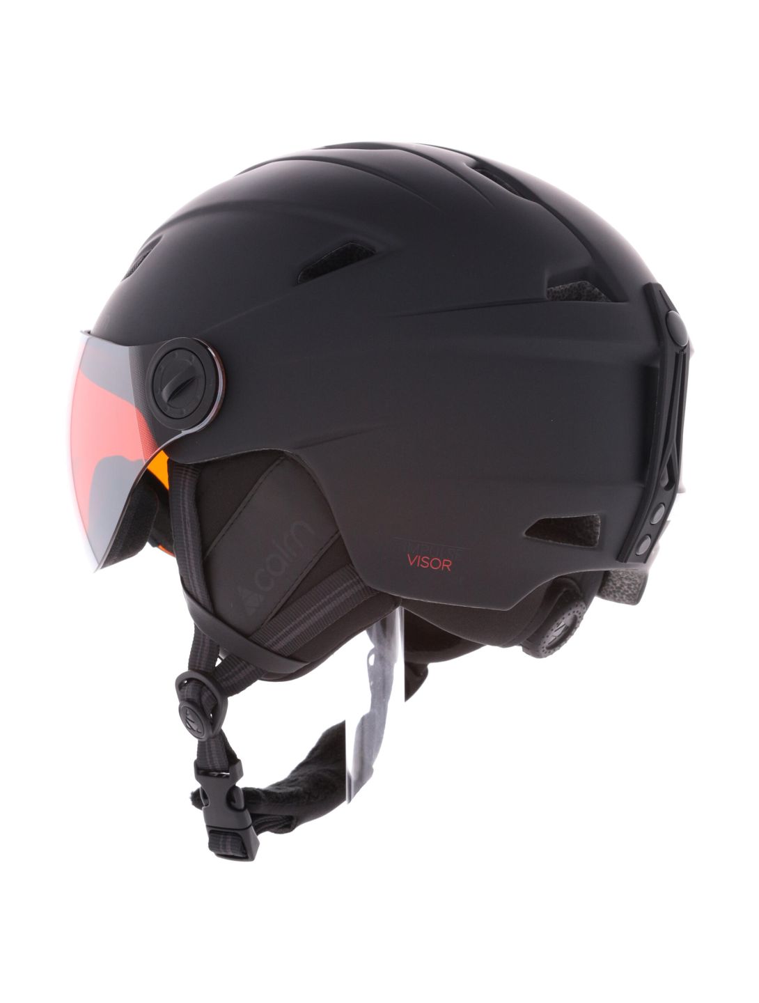 Cairn, Impulse Visor Skihelm mit Visier Unisex Mat Black schwarz 