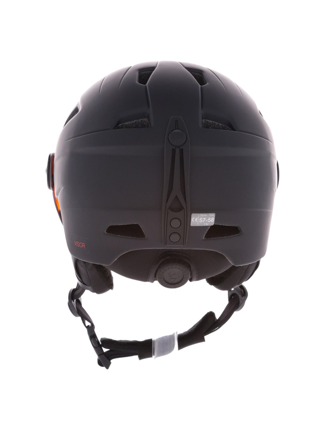 Cairn, Impulse Visor Skihelm mit Visier Unisex Mat Black schwarz 