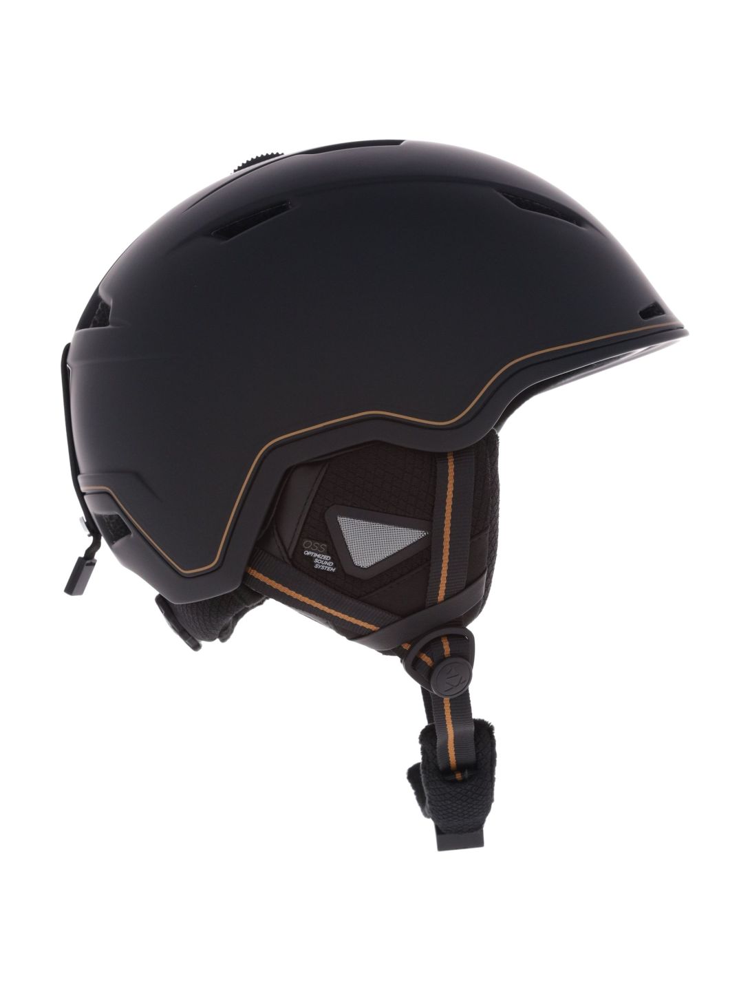 Cairn, Infiniti Skihelm Unisex Mat Black Gold Goud, schwarz 