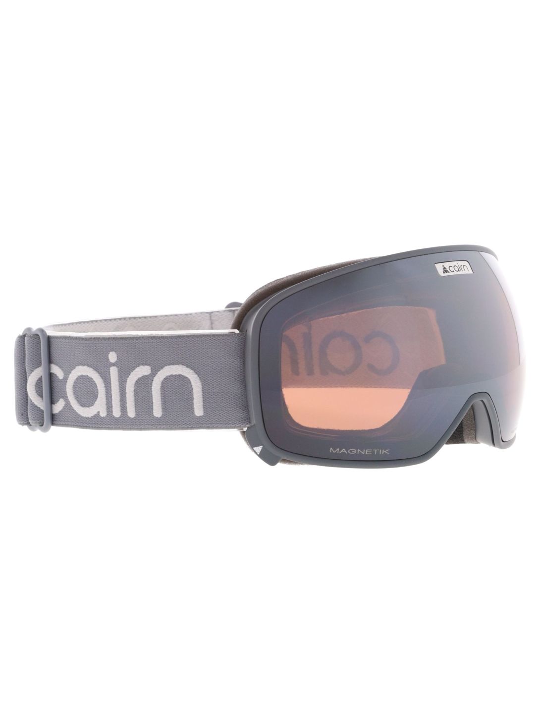 Cairn, Magnetik Skibrille extra Linse Unisex Mat Graphite Silver Zilver 