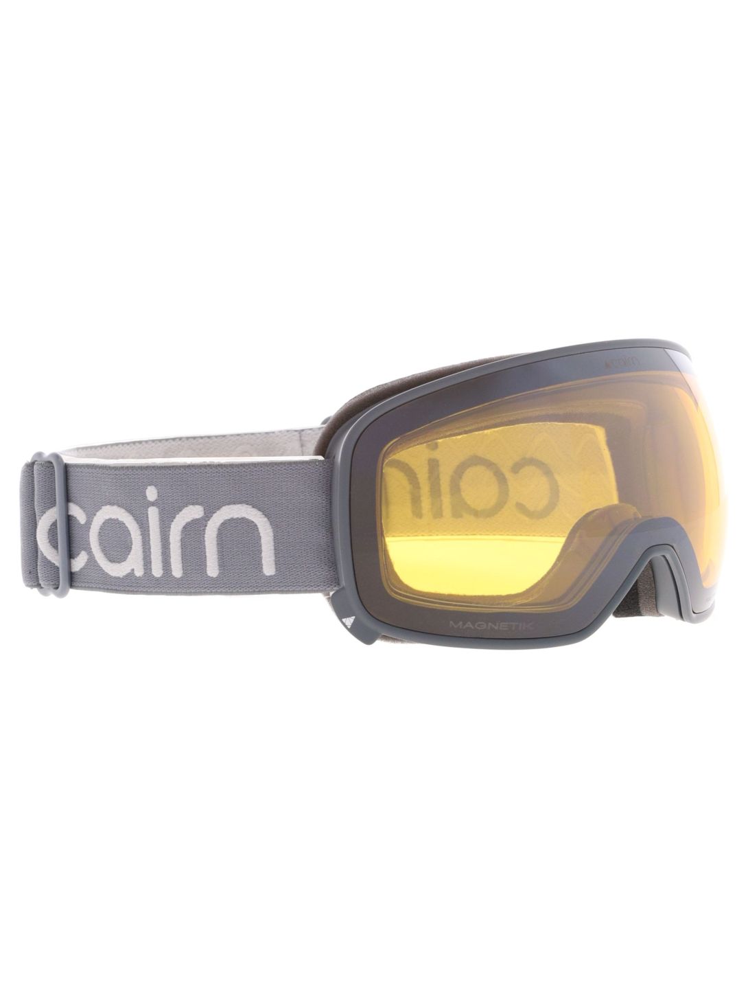 Cairn, Magnetik Skibrille extra Linse Unisex Mat Graphite Silver Zilver 