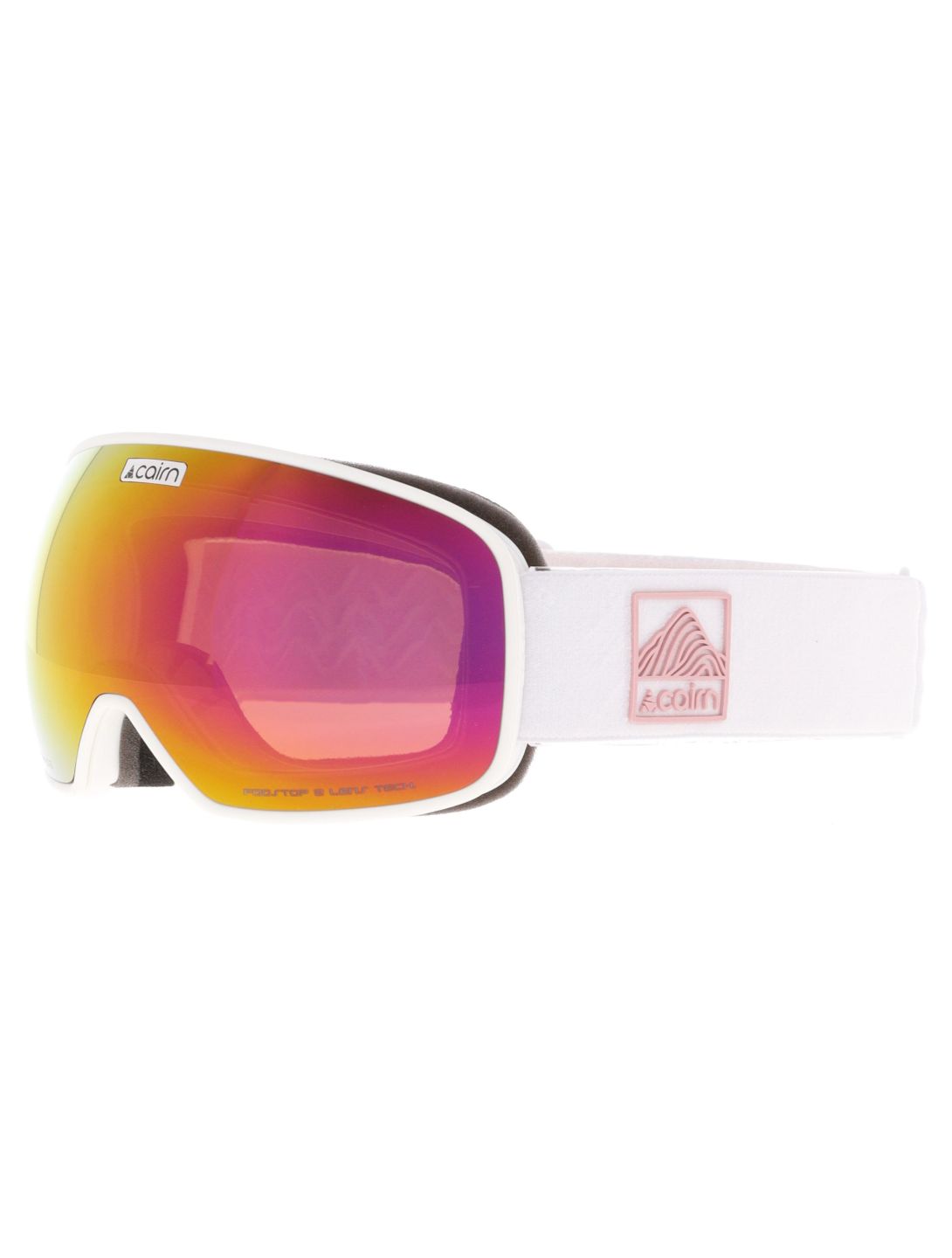 Cairn, Magnetik Skibrille extra Linse Unisex Mat White Dust weiß 